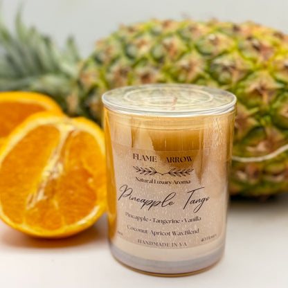Coconut-Apricot Wax Candle