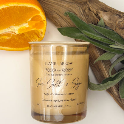 Coconut-Apricot Wax Candle