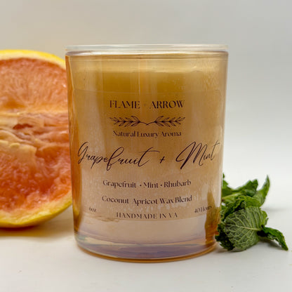 Coconut-Apricot Wax Candle