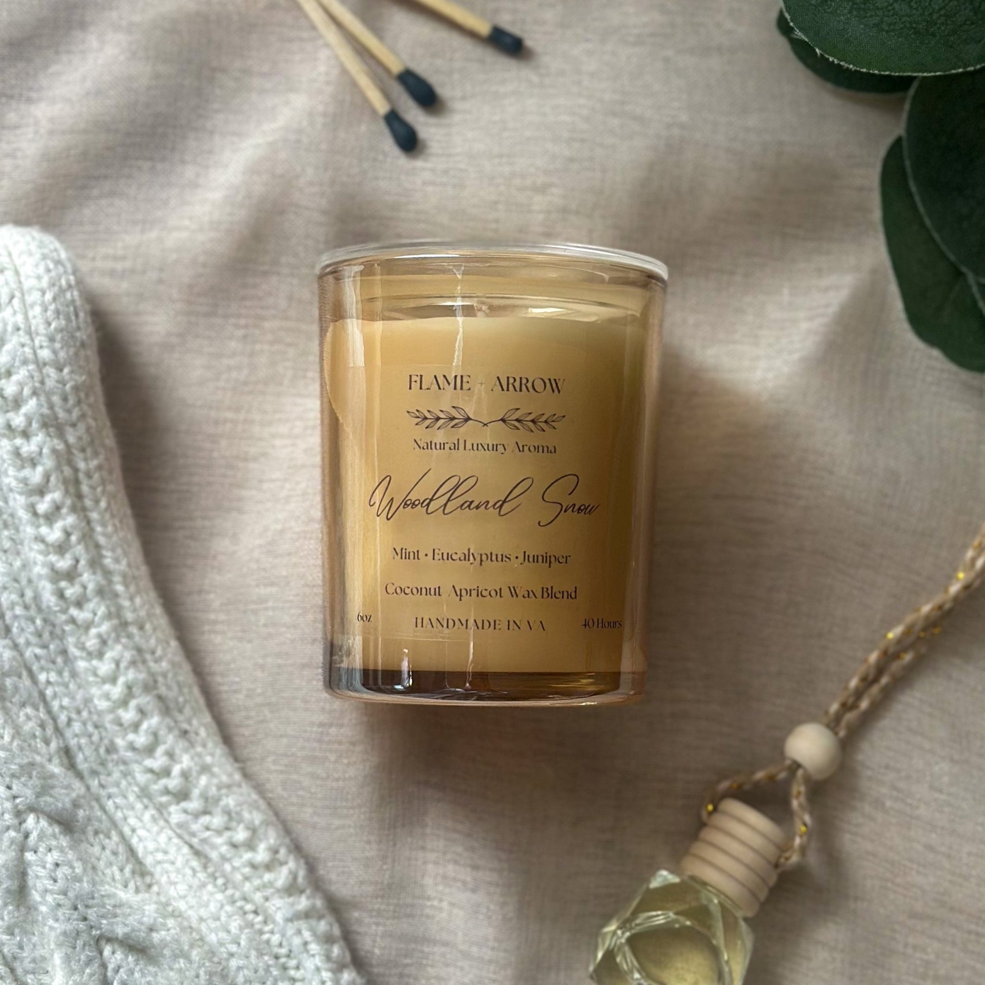 candles - flameandarrow - car - diffuser